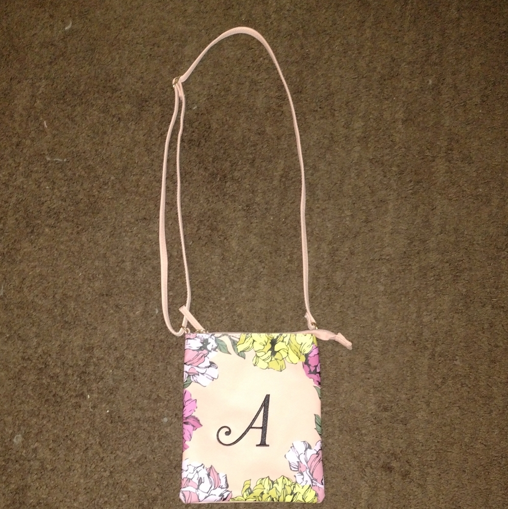 Beautiful A initial purse for little girls NWOT